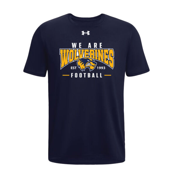 Wolverines UA Mens Printed Tech Team Short Sleeve Thumbnail