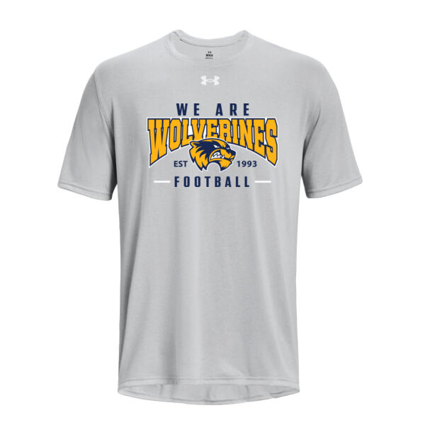 Wolverines UA Mens Printed Tech Team Short Sleeve Thumbnail