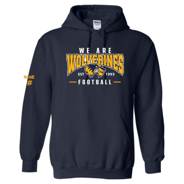 Wolverines Gildan Unisex Printed Hoodie Thumbnail