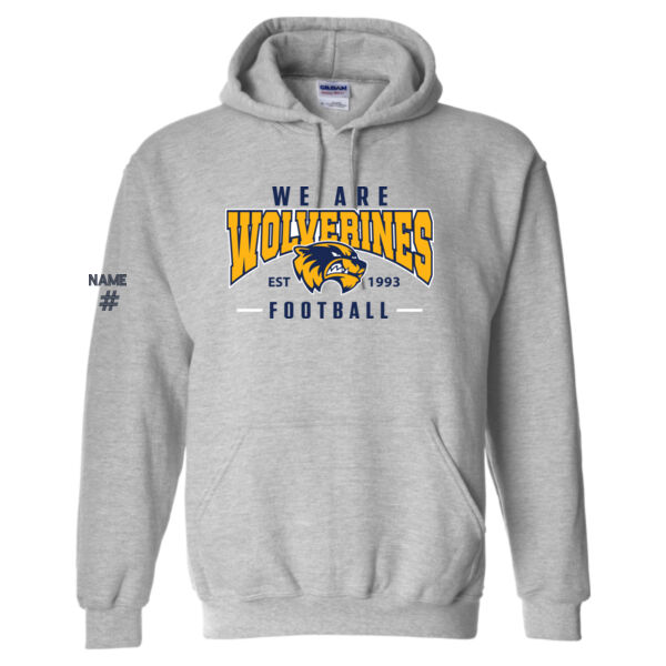 Wolverines Gildan Unisex Printed Hoodie Thumbnail