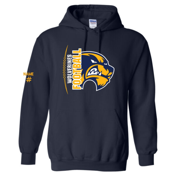 Football Gildan Unisex Printed Hoodie Thumbnail