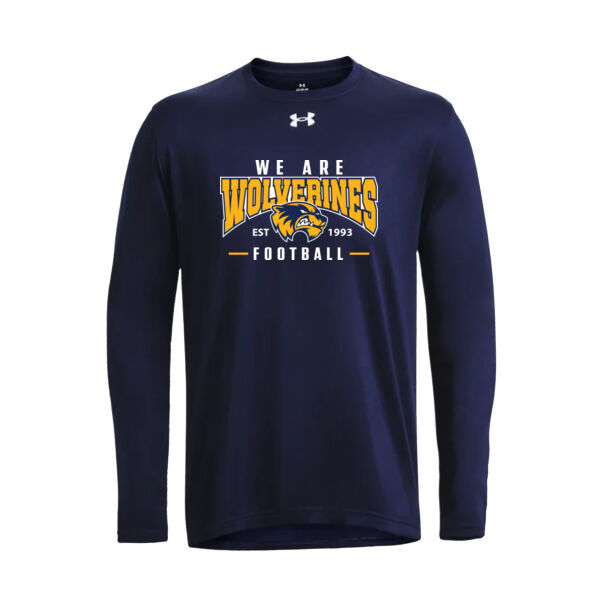 Wolverines UA Mens Printed Tech Team Long Sleeve Thumbnail