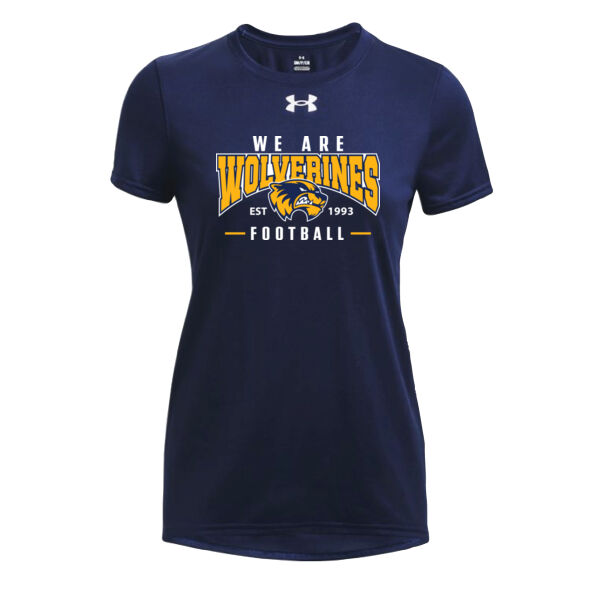 Wolverines UA Womens Printed Tech Team Short Sleeve Thumbnail