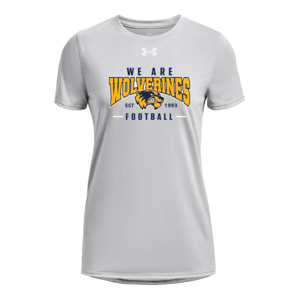 Wolverines UA Womens Printed Tech Team Short Sleeve Thumbnail