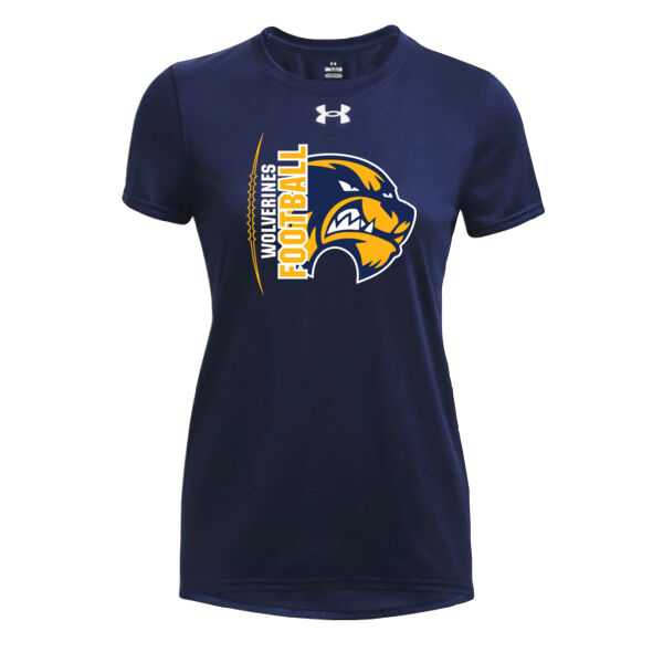 Football UA Womens Printed Tech Team Short Sleeve Thumbnail