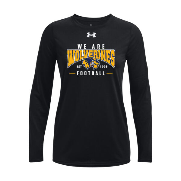 Wolverines UA Womens Printed Tech Team Long Sleeve Thumbnail